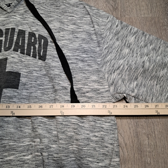Lifeguard Outer Banks Adult Hooded Sweatshirt X Large Heathered Grey Official - Picture 6 of 9